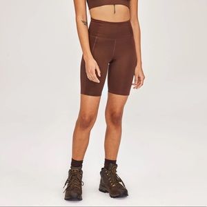 Girlfriend Collective - High-Rise Bike Shorts - Earth